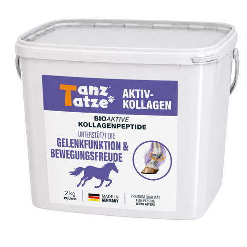 TanzTatze Aktivkollagen HORSE 2kg -  Gelenkpulver zum Knorpelaufbau für Pferde