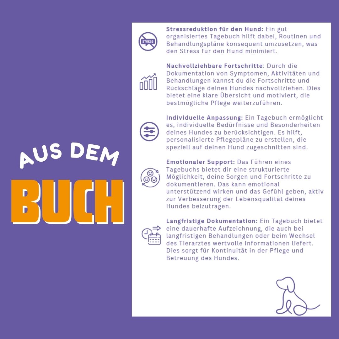 ARTHROSE IM GRIFF: Dein HUNDETAGEBUCH zum Ausfüllen